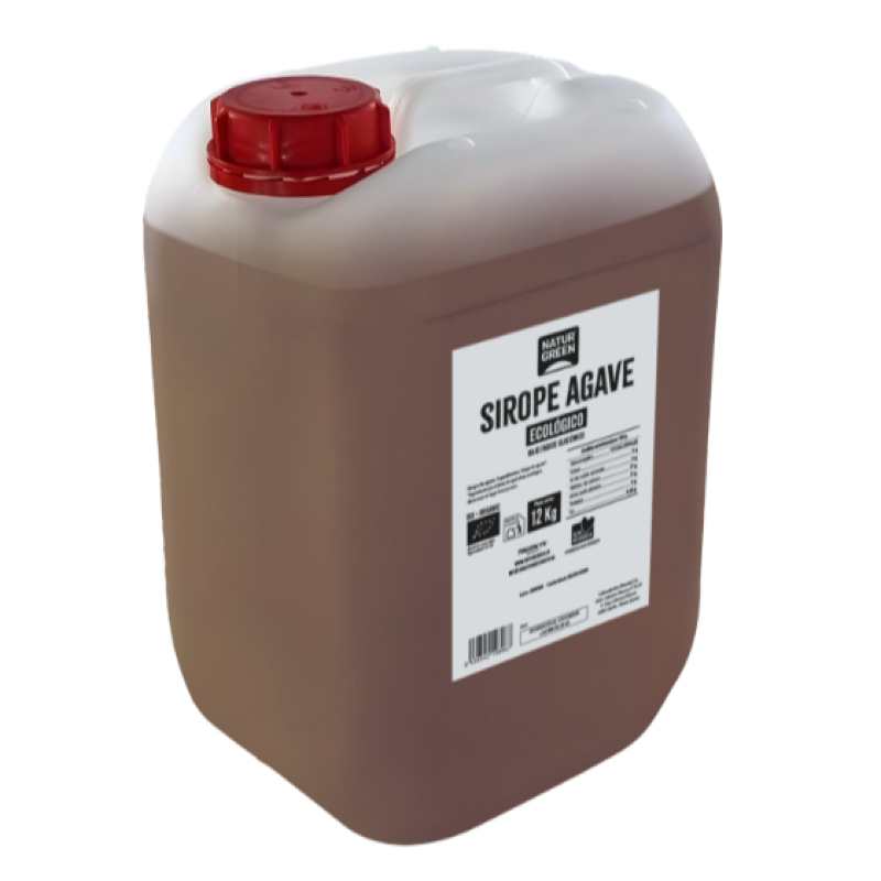 NATURGREEN SIROPE AGAVE BIO. GARRAFA 12KG.