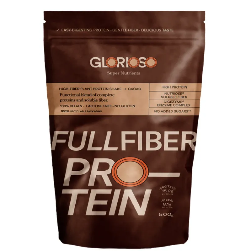 GLORIOSO VEGAN PROTEIN FULLFIBER 500GR