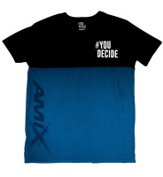AMIX CAMISETA HOMBRE YOU DECIDE M.C.AZUL (L)