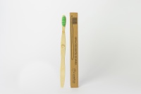 LA ECOTUCA CEPILLO BAMBU ADULTO -SUAVE- VERDE ECO