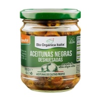 BIO ORGANICA ITALIA ACEITUNA NEGRA DESHUESADA 190G